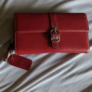 Coach leather wallet